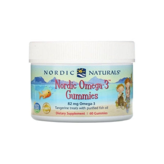 OMEGA-3 GUMMYT / LAPSILLE / 82 mg / MANDARIININ MAKU / 60 gummya