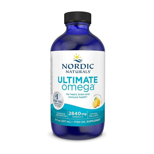 NORDIC NATURALS Ultimate Omega, 2840 mg Lemon Flavor (237 ml / 8 fl. oz.)