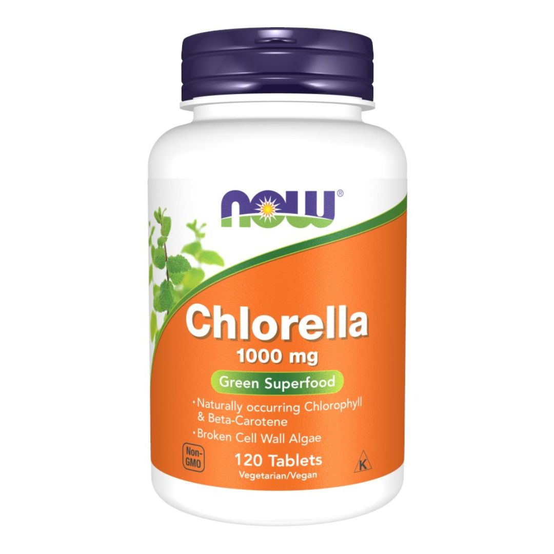 NOW FOODS Chlorella, 1000 mg (120 Tabletten)