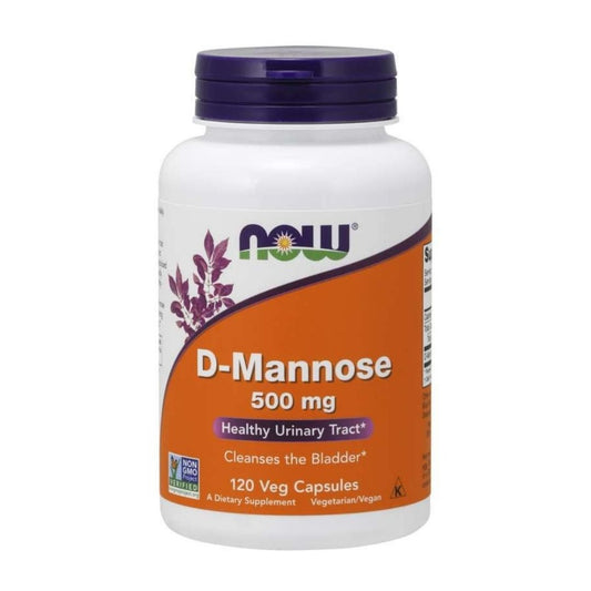 NOW FOODS D-Mannose, 500 mg (120 Kapseln)