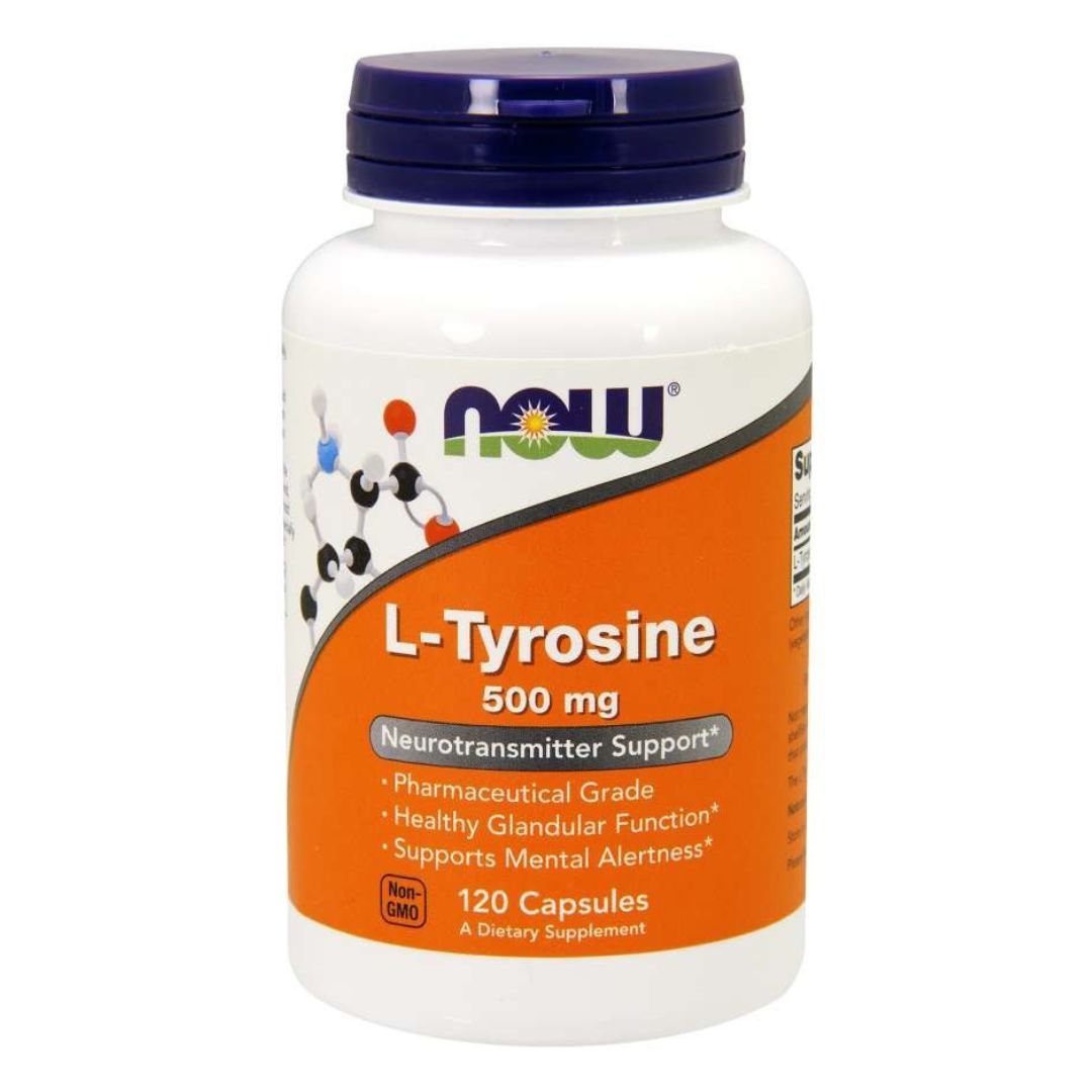 NOW FOODS L-Tyrosine, 500 mg (120 caps)