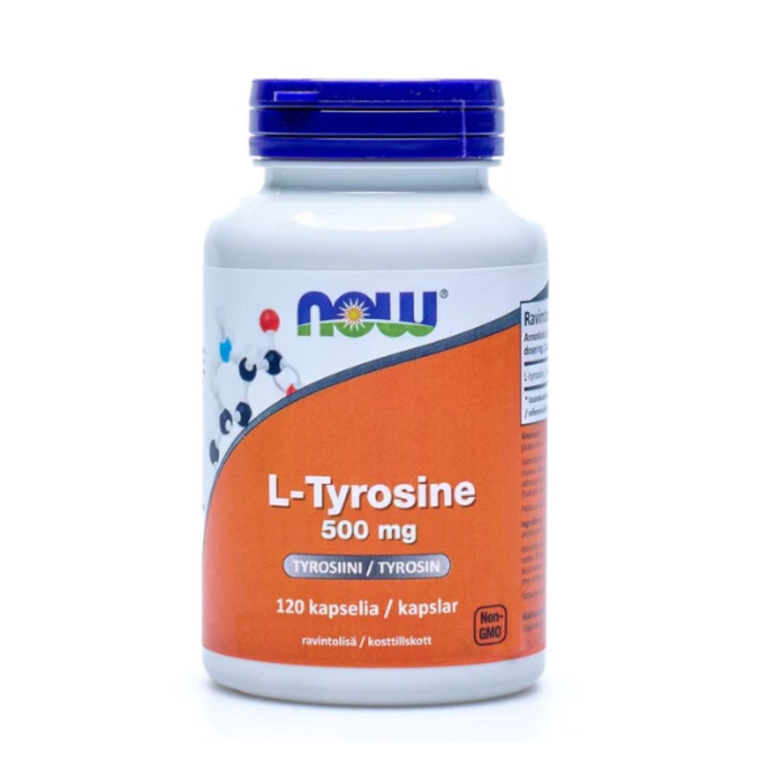 NOW FOODS L-Tyrosine, 500 mg (120 caps)