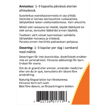 MUSTAKUMINAN SIEMENÖLJY / 1000 mg / 60 pehmokapselia