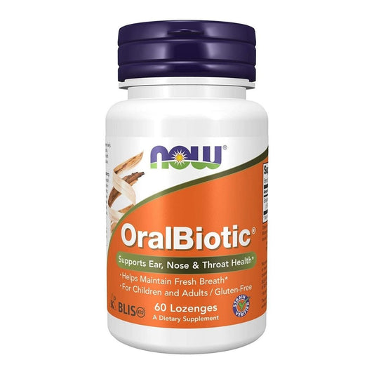 NOW FOODS Oralbiotic Lozenges (60 loz)