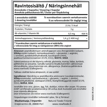 AMINO COMPLETE / AMINOHAPPOKOMPLEKSI / 120 kaps.