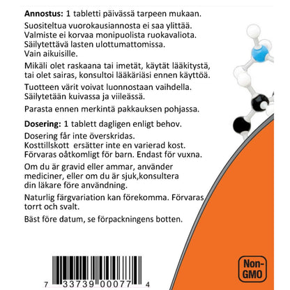 L-KYSTEIINI + C + B6 / 500 mg / 100 tabl.