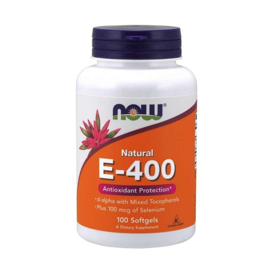 NATÜRLICHES E-400 VITAMIN + SELEN / 100 Weichkapseln