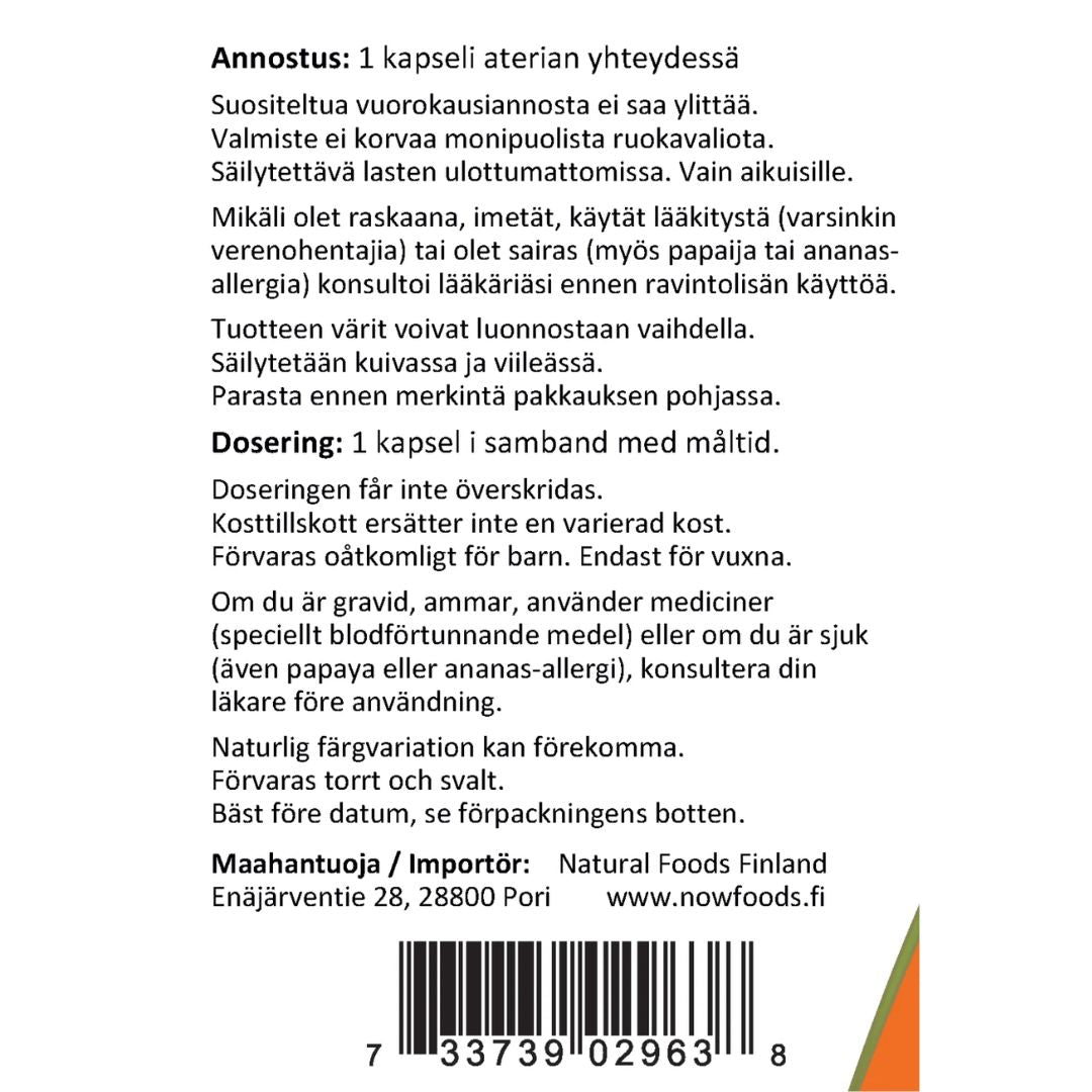 SUPER ENZYMES / RUOANSULATUSENTSYYMIT / 90 kaps.
