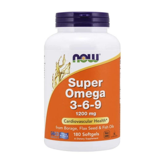 SUPER OMEGA 3-6-9 / 1200 mg / 180 pehmokapselia