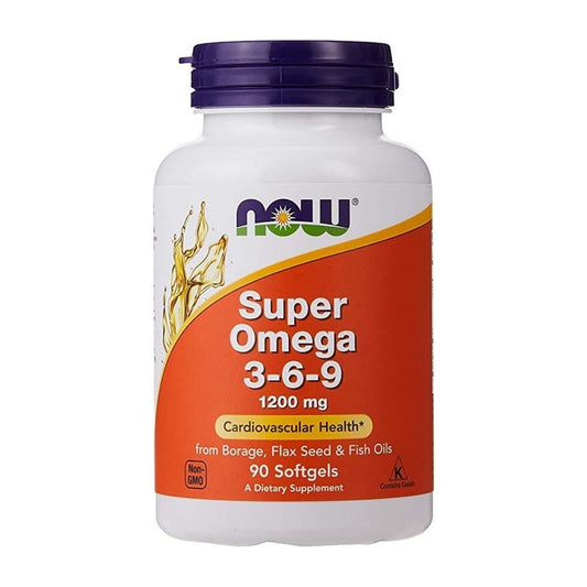 SUPER OMEGA 3-6-9 / 1200 mg / 90 pehmokapselia