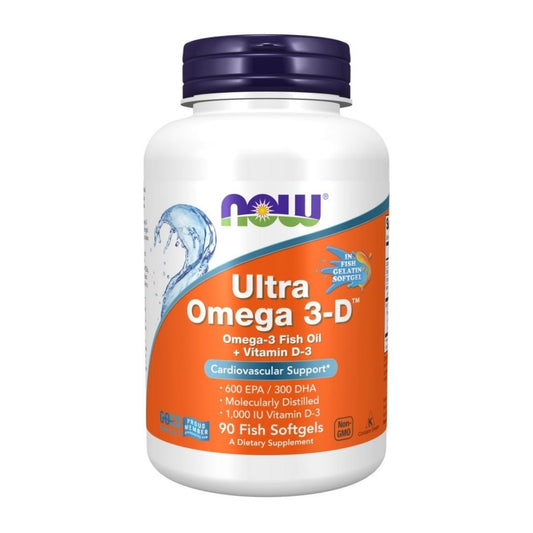 ULTRA OMEGA-3 + D-VITAMIINI / 90 pehmokapselia