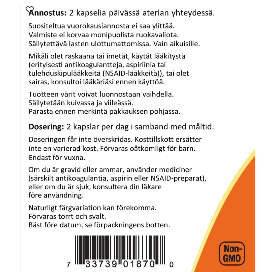 WHEAT GERM OIL / VEHNÄNALKIOÖLJY / 1130 mg / 100 kaps.