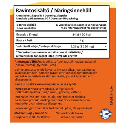 WHEAT GERM OIL / VEHNÄNALKIOÖLJY / 1130 mg / 100 kaps.