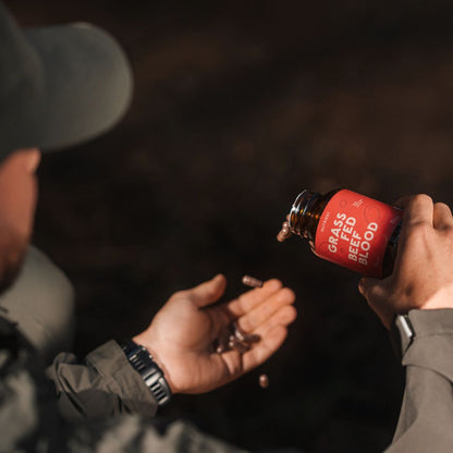 LUOMU GRASS FED PAKASTEKUIVATTU NAUDAN VERI / 180 KAPSELIA