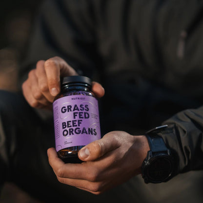 LUOMU GRASS FED NAUDAN PAKASTEKUIVATTU SISÄELIMET / 240 kaps.