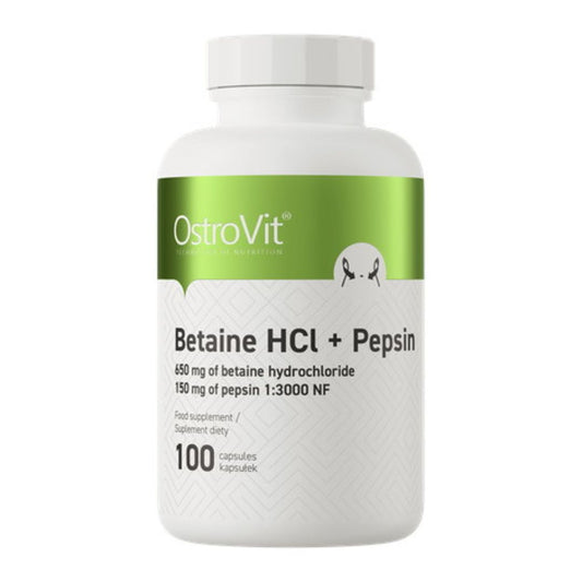 BETAINI Hcl + PEPSIN / 100 capsules