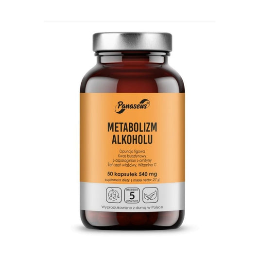 ALKOHOLI METABOLISM / 50 kapslit