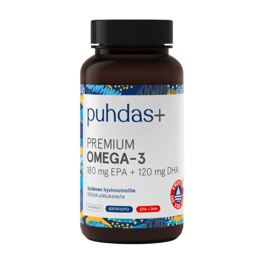 PREMIUM OMEGA-3 / 180 mg EPA + 120 mg DHA / 160 kaps.