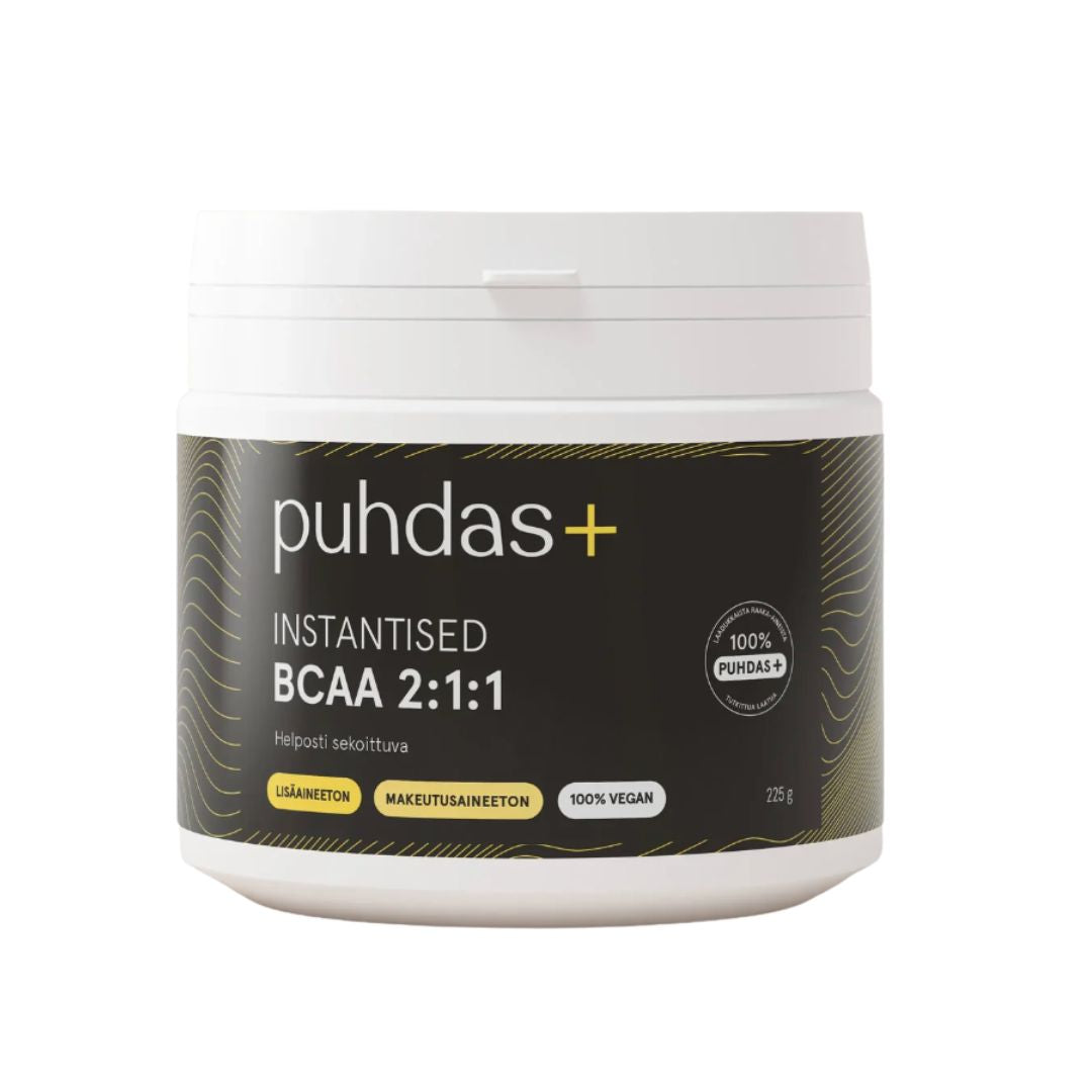 100% BCAA JAUHE / VÄLITÖN LIUKENEMINEN / 225 g