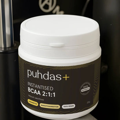 100% BCAA JAUHE / VÄLITÖN LIUKENEMINEN / 225 g