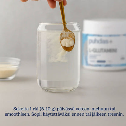 100% L-GLUTAMIINIJAUHE / 200 g