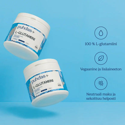 100% L-GLUTAMIINIJAUHE / 200 g