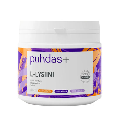 100% L-LYSIINIJAUHE / 200 g