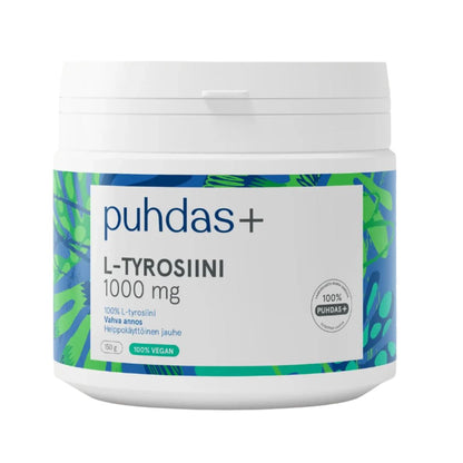 100% L-TYROSIINIJAUHE / 1000 mg / 150 g