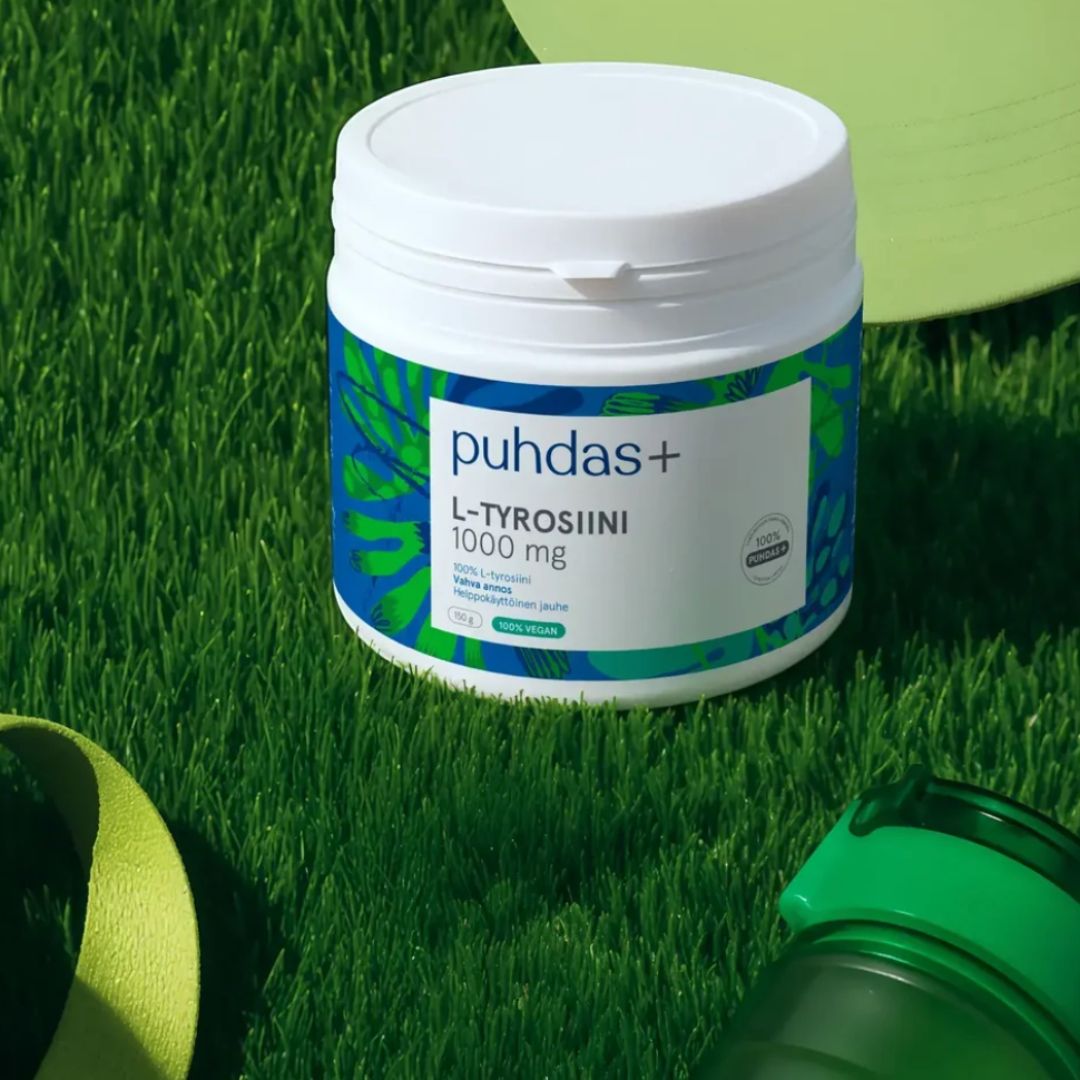 100% L-TYROSIINIJAUHE / 1000 mg / 150 g