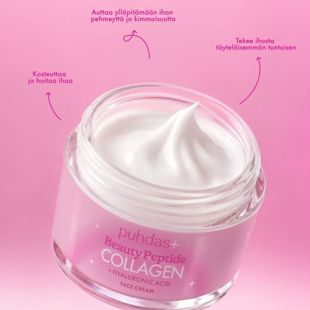 BEAUTY PEPTID-KOLLAGEN + HYALURONSÄURE GESICHTSCREME / 50 ml