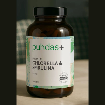 CHLORELLA & SPIRULINA / 500 mg / 300 tabl.