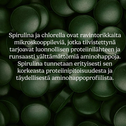 CHLORELLA & SPIRULINA / 500 mg / 300 tabl.