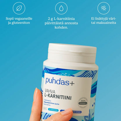 100% L-KARNITIINIPULBER / 100 g