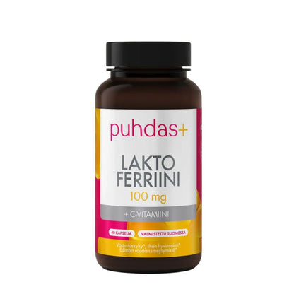 LAKTOFERRIINI + C-VITAMIINI / 100 mg / 40 kaps.