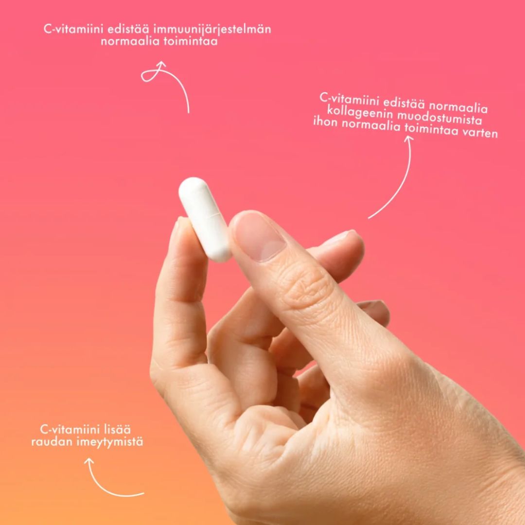 LAKTOFERRIINI + C-VITAMIINI / 100 mg / 40 kaps.