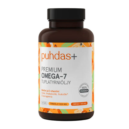 PREMIUM OMEGA-7 / TUPLATYRNIÖLJY / 1000 mg / 60 kaps.
