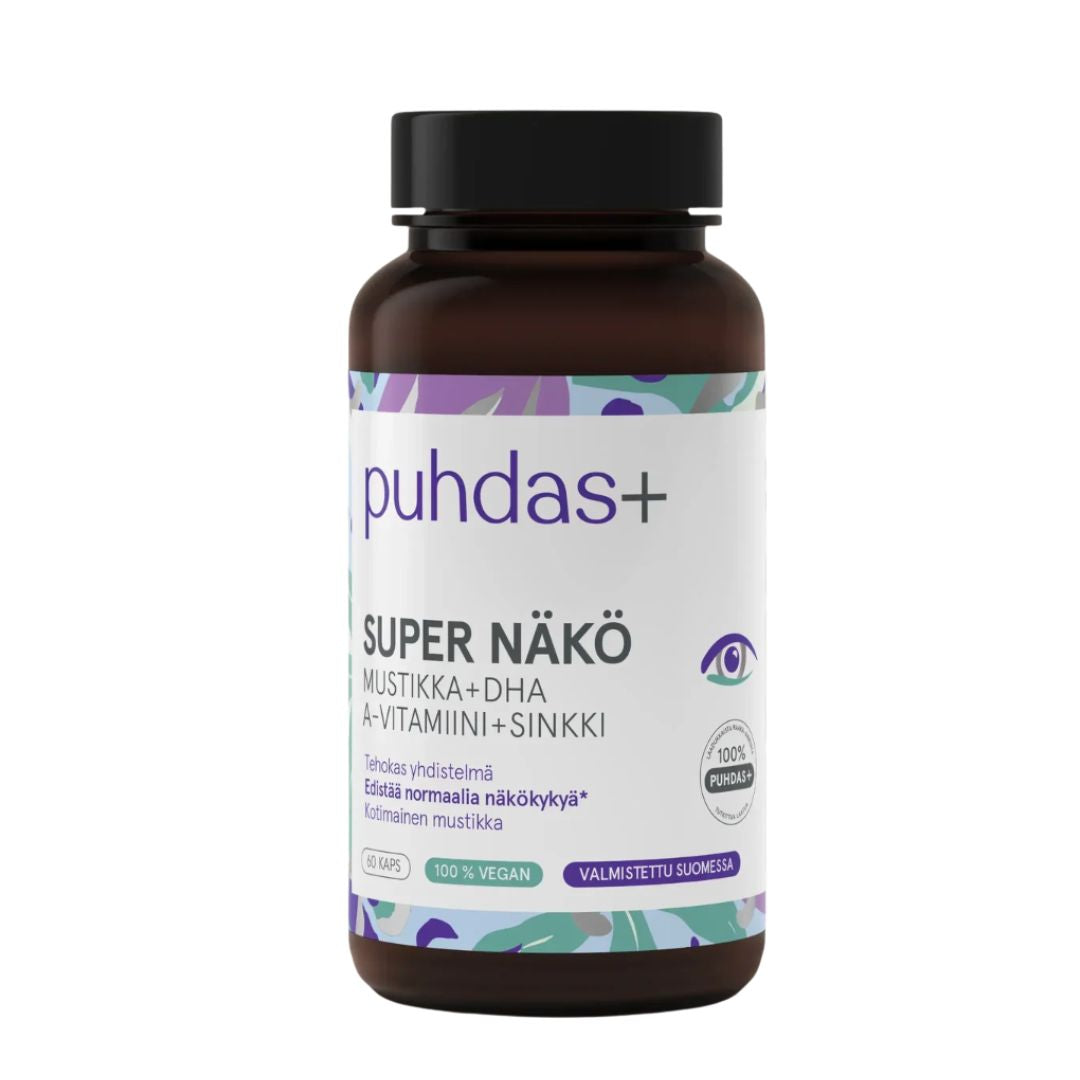 SUPER NÄGEMINE / MUSTIKAS + DHA + TSINK / 60 kaps.