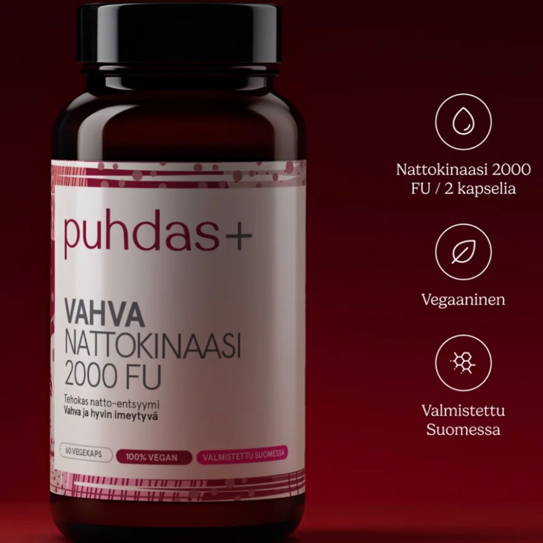 VAHVA NATTOKINAASI / 2000 FU / 60 kaps.