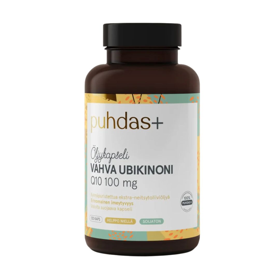 VAHVA UBIKINONI Q10 / OLIIVIÖLJYSSÄ / 100 mg / 60 vkaps.
