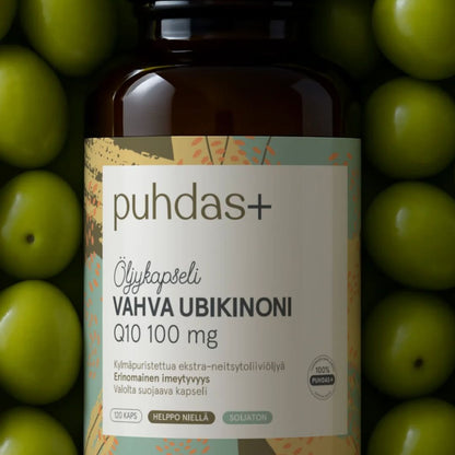 VAHVA UBIKINONI Q10 / OLIIVIÖLJYSSÄ / 100 mg / 60 vkaps.