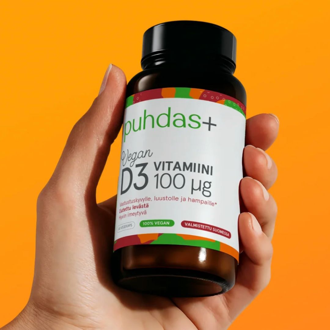 VEGAANI D3-VITAMIINI / 100 mcg / 60 kaps.