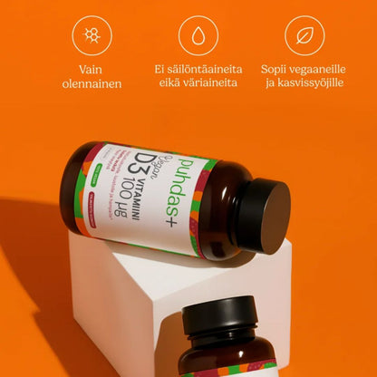 VEGAANI D3-VITAMIINI / 100 mcg / 60 kaps.