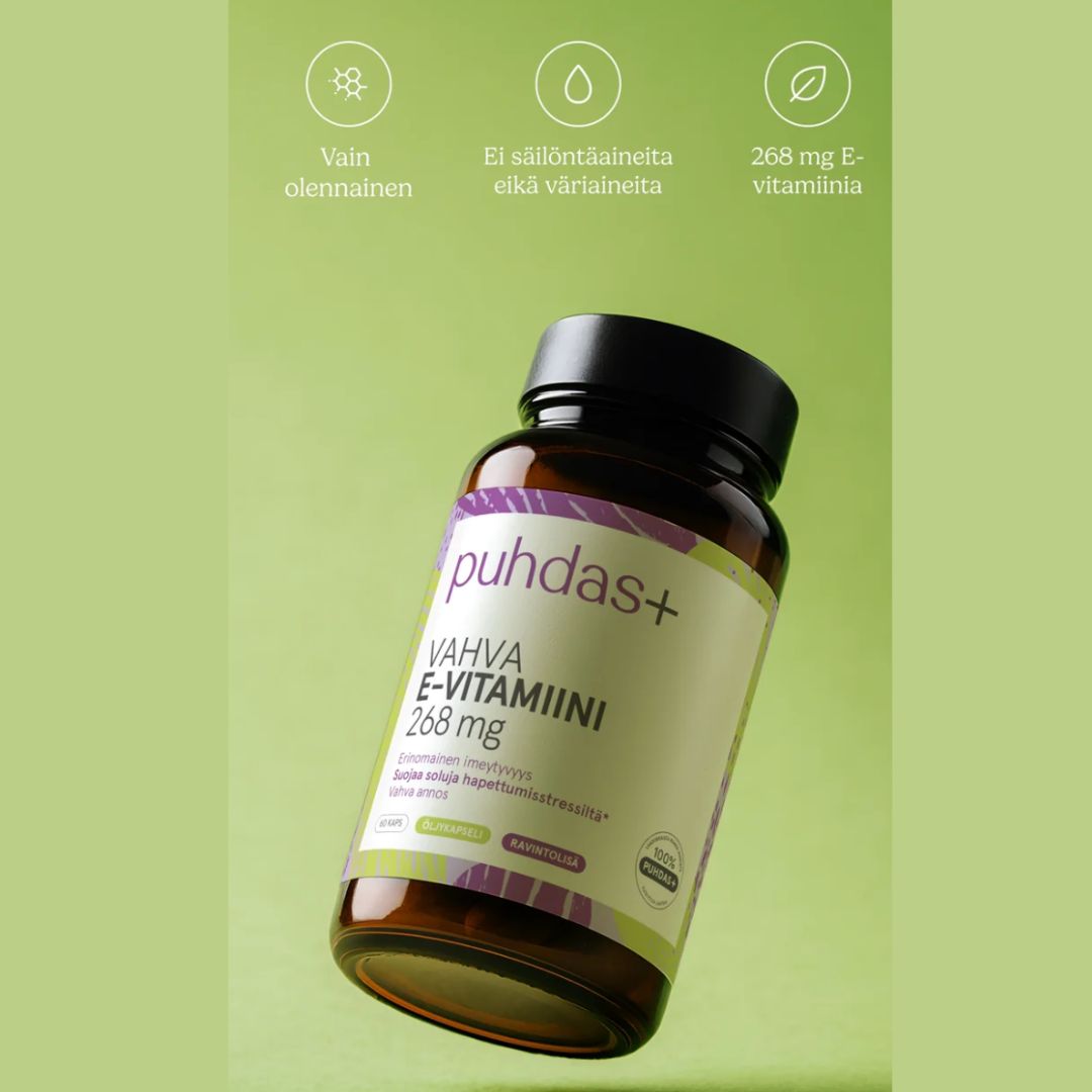 VAHVA E-VITAMIINI / 268 mg / 60 kaps.