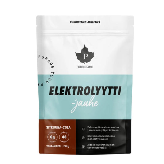ELEKTROLYYTTIJAUHE / SITRUUNA & COLA / 240 g