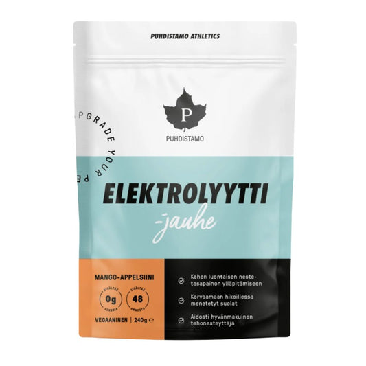ELEKTROLYYTTIJAUHE / MANGO & APPELSIINI / 240 g