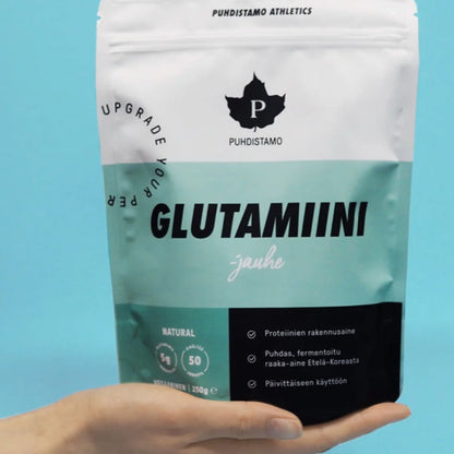 GLUTAMIINIJAUHE / MAUSTAMATON / 250 g