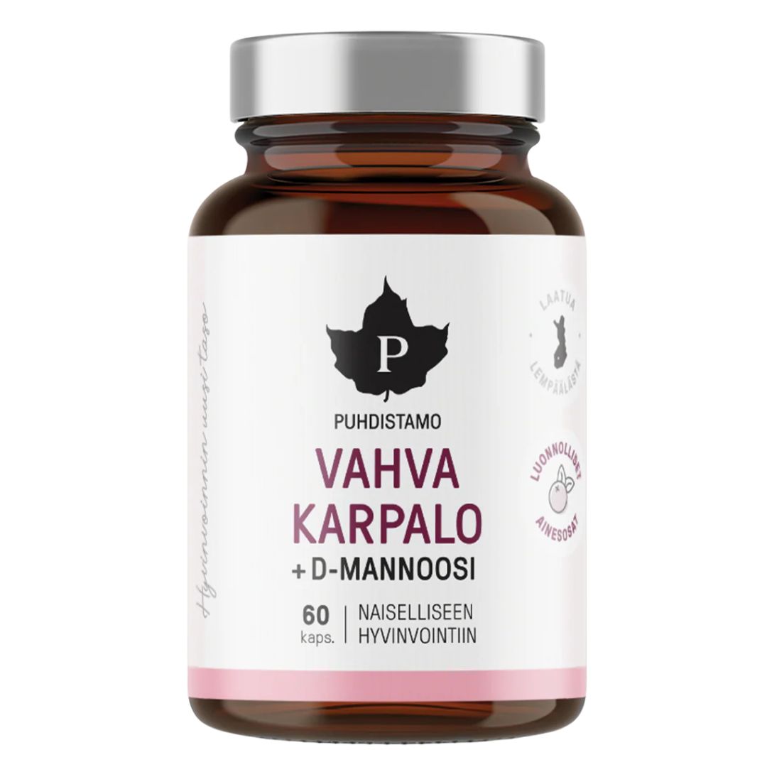 VAHVA KARPALOUUTE + D-MANNOOSI / 60 kaps.
