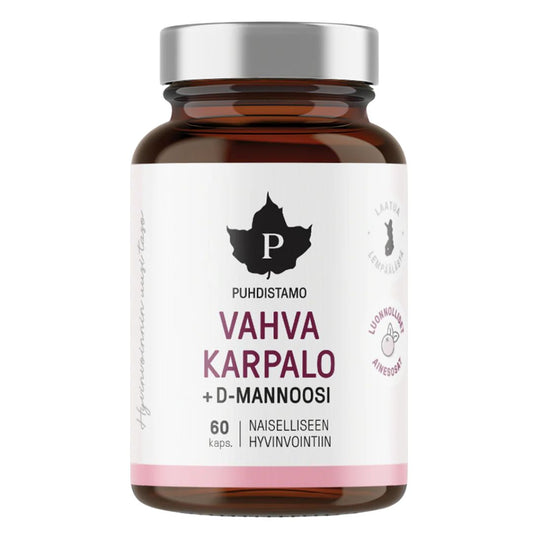 VAHVA KARPALOUUTE + D-MANNOOSI / 60 kaps.