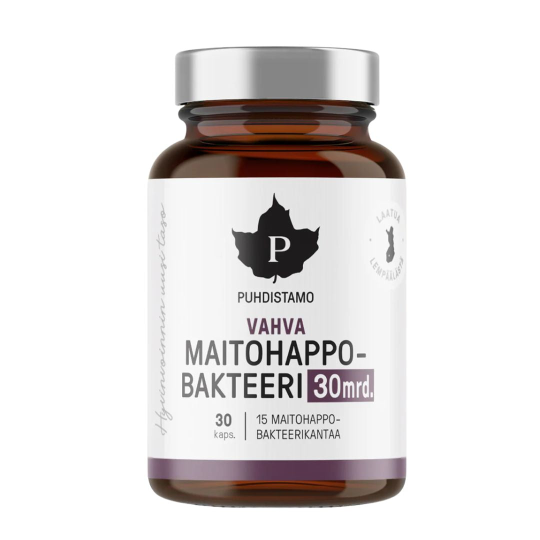 VAHVA MAITOHAPPOBAKTEERI / 30 mrd / 30 kaps.