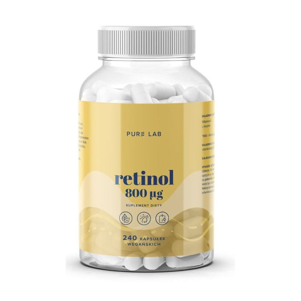 RETINOLI - A-VITAMIINI / 800 mcg / 240 KAPSELIA